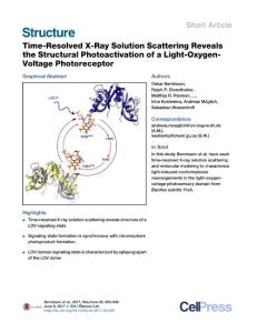 Structure_2017_Time-Resolved-X-Ray-Solution-Scattering-Reveals-the-Structural-Photoactivation-of-a-Light-Oxygen-Voltage-Photoreceptor