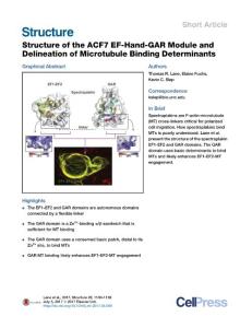 Structure_2017_Structure-of-the-ACF7-EF-Hand-GAR-Module-and-Delineation-of-Microtubule-Binding-Determinants