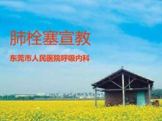 肺栓塞宣教