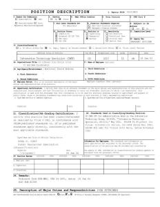 POSITION DESCRIPTION - inghro.idaho.gov