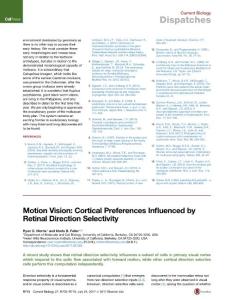 Current-Biology_2017_Motion-Vision-Cortical-Preferences-Influenced-by-Retinal-Direction-Selectivity