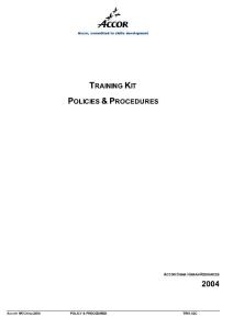 外資酒店集團(tuán)培訓(xùn)部工作手冊(cè)