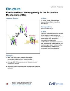 Structure_2017_Conformational-Heterogeneity-in-the-Activation-Mechanism-of-Bax