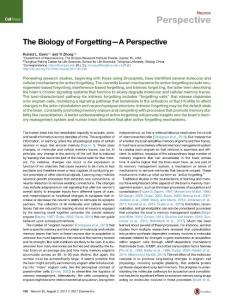 Neuron_2017_The-Biology-of-Forgetting-A-Perspective