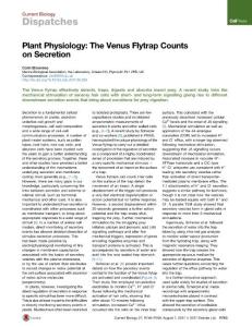 Current-Biology_2017_Plant-Physiology-The-Venus-Flytrap-Counts-on-Secretion