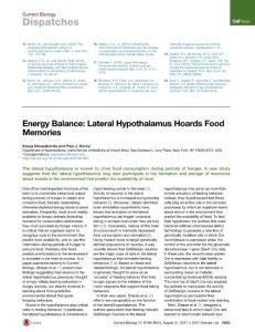 Current-Biology_2017_Energy-Balance-Lateral-Hypothalamus-Hoards-Food-Memories