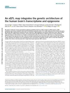 nn.4632-An xQTL map integrates the genetic architecture of the human brain´s transcriptome and epigenome