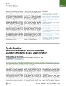 Neuron_2017_Smells-Familiar-Pheromone-Induced-Neurotransmitter-Switching-Mediates-Social-Discrimination