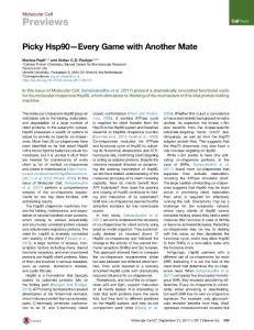 Picky-Hsp90-Every-Game-with-Another-Mate_2017_Molecular-Cell