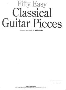 (新版) 50 Classical Pieces 《50首古典吉他曲谱》