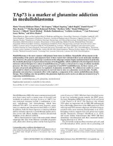 Genes Dev.-2017-Niklison-Chirou-TAp73 is a marker of glutamine addiction in medulloblastoma