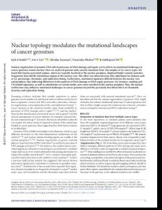 nsmb.3474-Nuclear topology modulates the mutational landscapes of cancer genomes