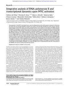 Genome Res.-2017-de Pretis-1658-64-Integrative analysis of RNA polymerase II and transcriptional dynamics upon MYC activation