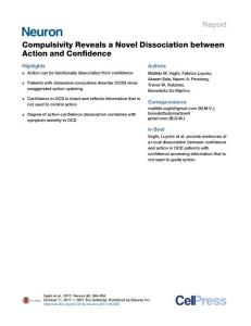Neuron_2017_Compulsivity-Reveals-a-Novel-Dissociation-between-Action-and-Confidence