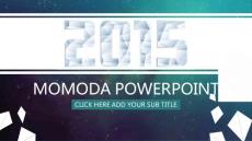 高端IOS星空主題好看大氣商務(wù)PPT模板（12套配色） (1)