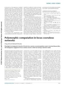 nn.4663-Polymorphic computation in locus coeruleus networks