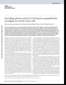 nsmb.3492-Encoding optical control in LCK kinase to quantitatively investigate its activity in live cells