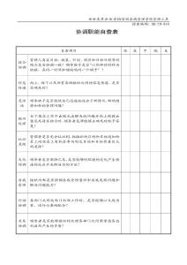 HR-TD-068協(xié)調(diào)職能自查表