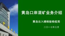 黃島口岸混礦業務介紹