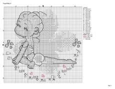 cross stitch chart - yoga baby4