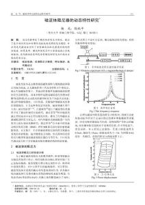 磁流體阻尼器的動態(tài)特性研究