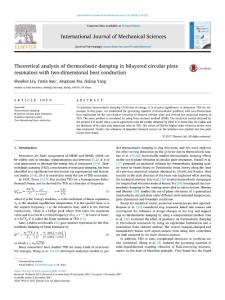 Theoretical-analysis-of-thermoelastic-damping-in-bilayered-circular-plate-resonators-with-two-dimensional-heat-conduction_2018_International-Journal-o