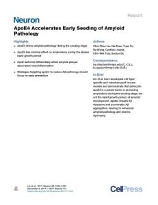 ApoE4-Accelerates-Early-Seeding-of-Amyloid-Pathology_2017_Neuron