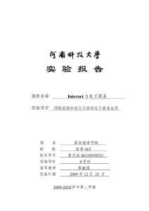 网络促销和其它方面的电子商务应用