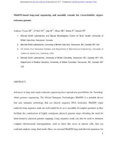 Genome Res.-2017-Tyson-MinION-based long-read sequencing and assembly extends the Caenorhabditis elegans reference genome