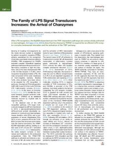 The-Family-of-LPS-Signal-Transducers-Increases--the-Arrival-of-C_2018_Immuni