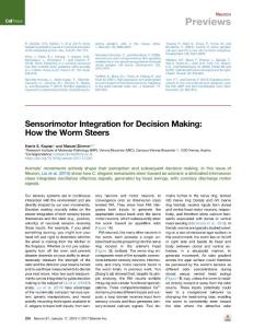 Sensorimotor-Integration-for-Decision-Making--How-the-Worm-Steers_2018_Neuro