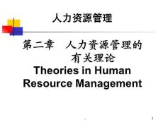 （精品）人力資源管理理論.ppt