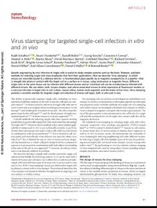 nbt.4034-Virus stamping for targeted single-cell infection in vitro and in vivo
