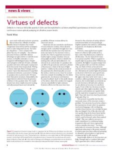 nmat5056-Colloidal nanocrystals- Virtues of defects