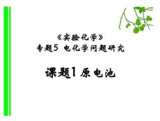 高二化學原電池3