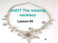 Unit17 Themissing necklace