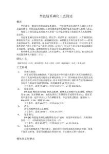 汽车零配件防锈耐腐蚀耐摩擦的黑色锰系磷化工艺