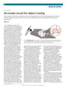 nn.2018-An innate circuit for object craving