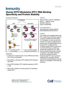 Human-IFIT3-Modulates-IFIT1-RNA-Binding-Specificity-and-Protein-_2018_Immuni