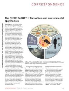 nbt.4099-The NIEHS TaRGET II Consortium and environmental epigenomics