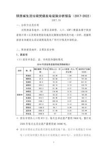 陕西省生活垃圾焚烧发电设施分析报告（2017-2022）