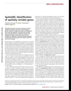 nmeth.4636-SpatialDE- identification of spatially variable genes