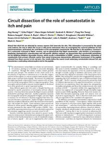 nn.2018-Circuit dissection of the role of somatostatin in itch and pain