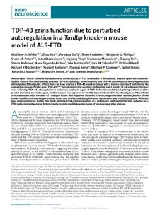 nn.2018-TDP-43 gains function due to perturbed autoregulation in a Tardbp knock-in mouse model of ALS-FTD