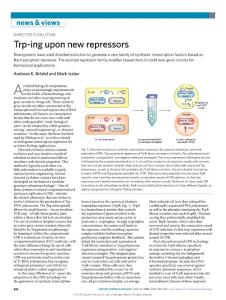 nchembio.2018-Trp-ing upon new repressors