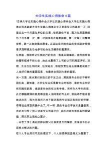 大學生實踐心得體會4篇.docx