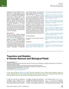 Tauomics-and-Kinetics-in-Human-Neurons-and-Biological-Fluids_2018_Neuron