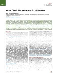 Neural-Circuit-Mechanisms-of-Social-Behavior_2018_Neuron