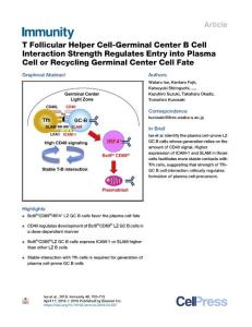 T-Follicular-Helper-Cell-Germinal-Center-B-Cell-Interaction-Strengt_2018_Imm