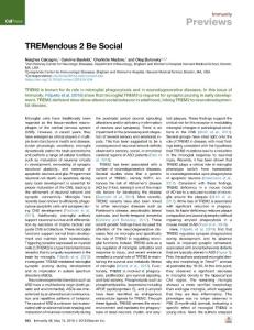 TREMendous-2-Be-Social_2018_Immunity